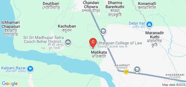 Uttarayan College of Law, Cooch Behar Map