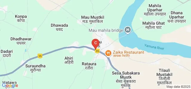 Mahamati Prannath Mahavidyalaya, Chitrakoot Map