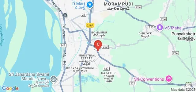 Dr BRA GMR Polytechnic, East Godavari Map