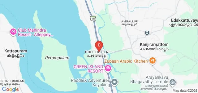 Sahodaran Ayyappan Memorial College of Education, Poothotta Map