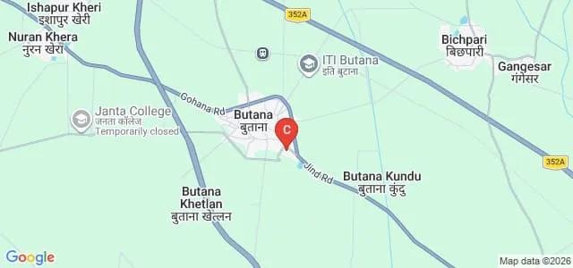 Geeta College of Education, Butana Map