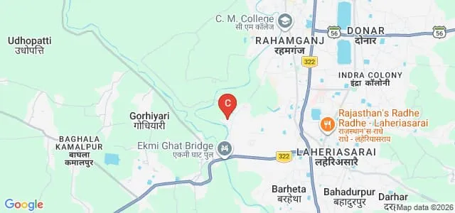 Dr Gouri Brahmanand Teachers Training College, Darbhanga Map