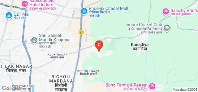 Artemisia Business school, Indore Map