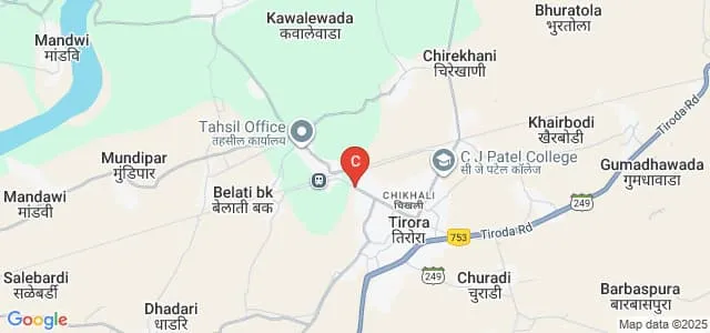 Athawale College of Social Work, Bhandara Map