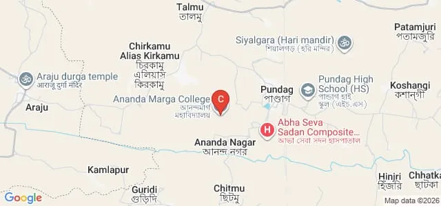 Ananda Marga College, Anandanagar Map