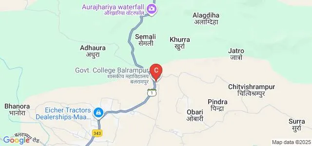 Government College, Balrampur Map