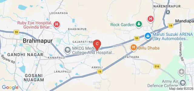 Lingaraj Law College, Berhampur Map