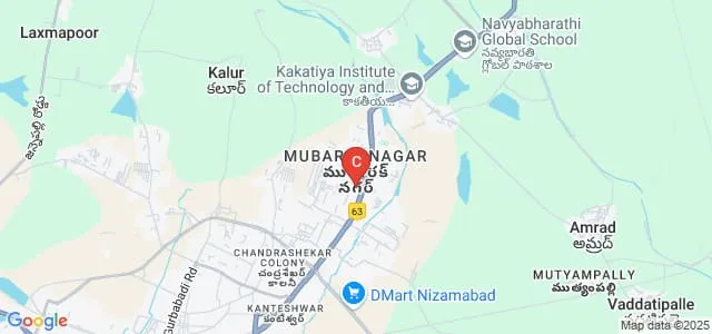 Vijay College of Education for Women, Nizamabad Map