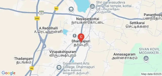 Pachamuthu College of Physiotherapy, Dharmapuri Map