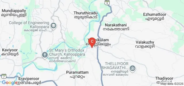 MahaKavi Vennikulam Gopalakurup Memorial Government Polytechnic College, Vennikulam Map
