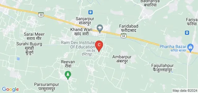 Ramdev Institute of Education, Azamgarh Map