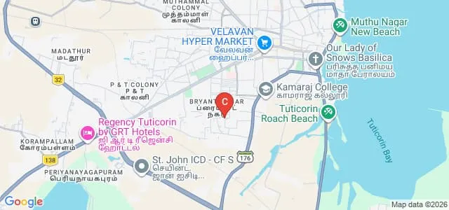 University VOC College of Engineering, Thoothukudi Map