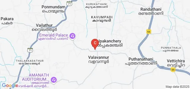 Ansar Arabic College, Valavannur Map