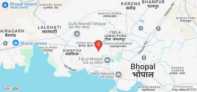 Madhav Proudyogiki Mahavidyalaya, Bhopal Map