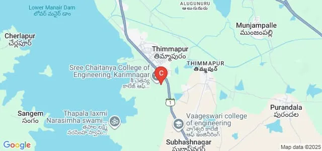 Sree Chaitanya Institute of Technological Sciences, Karimnagar Map