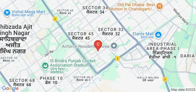 Shri Dhanwantry Ayurvedic College and Hospital, Chandigarh Map