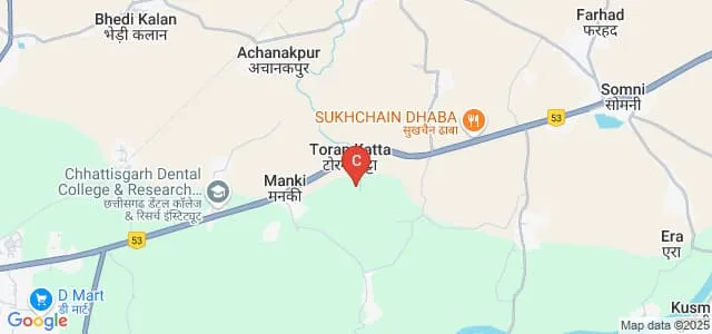 Ashoka Institute of Technology and Management, Rajnandgaon Map