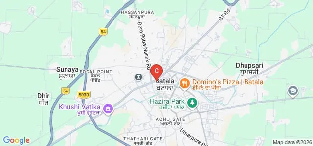 VMS College of Pharmacy, Batala Map
