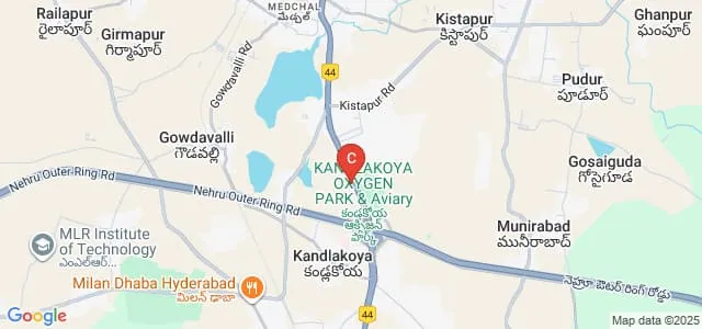 CMR College of Pharmacy, Hyderabad Map