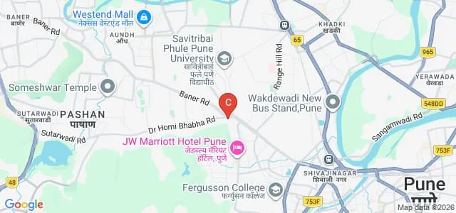 Modern College of Arts, Science and Commerce, Ganeshkhind, Pune Map