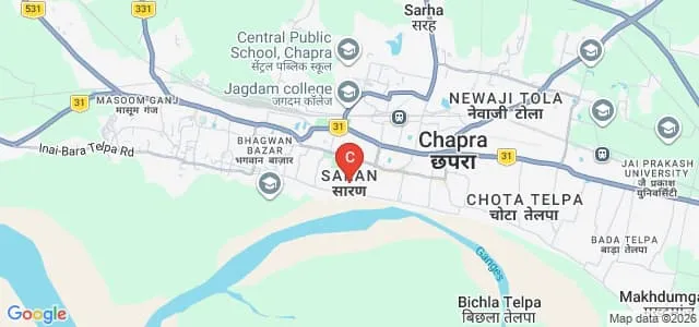 Jagdam College, Chapra Map
