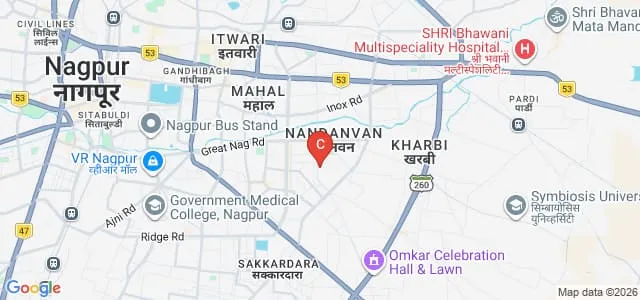 Late Vasantrao Naik College of Physical Education, Nagpur Map