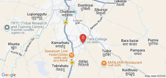 Tata College, Chaibasa Map