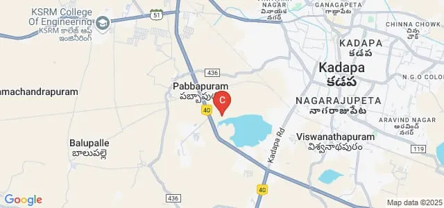 AVM College of Physiotherapy, Kadapa Map