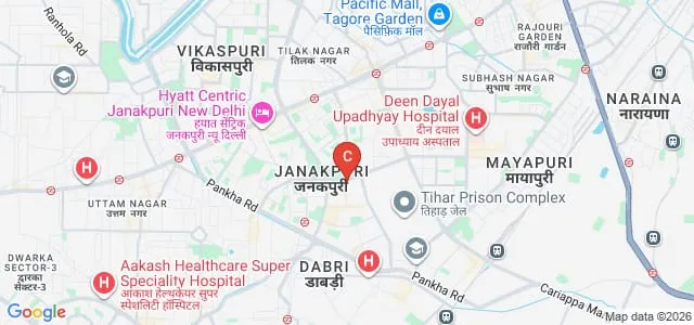 Maharaja Surajmal Institute, New Delhi Map