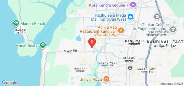 Atharva School of Fashion and Arts, Malad Map