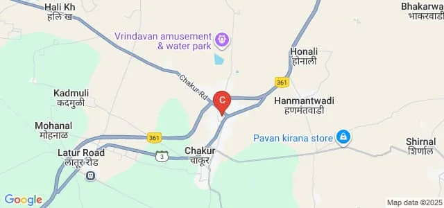 Bhai Kishanrao Deshmukh Mahavidyalaya, Chakur Map