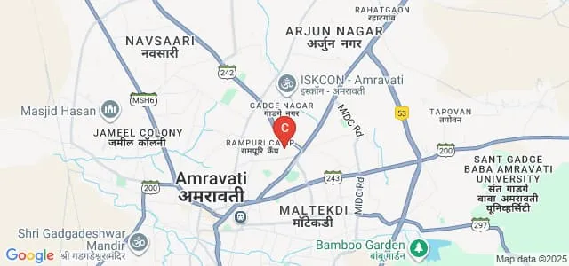 Dr Panjabrao Deshmukh Girls Polytechnic, Amravati Map