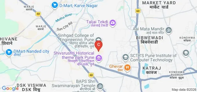 NBN Sinhgad Technical Institutes Campus, Ambegaon Map