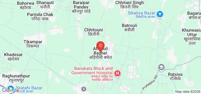 Lalita College of Education, Deoria Map