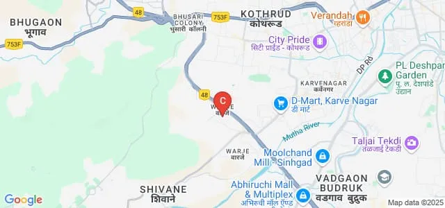Progressive Education Society's Modern College of Arts, Science and Commerce, Warje Map