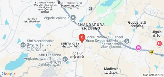 Jahan Institute of Nursing Sciences, Bengaluru Map