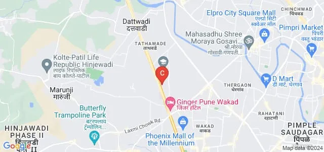 Dr DY Patil B School, Pune Map