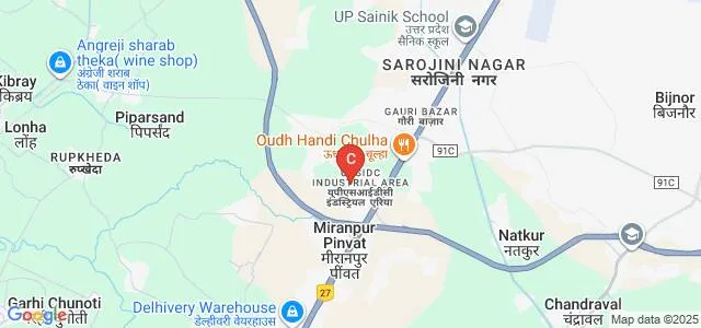 Moti Lal Rastogi School of Management, Lucknow Map