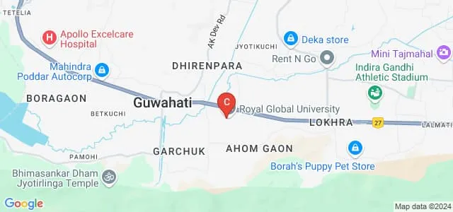 Royal School of Engineering and Technology, Guwahati Map