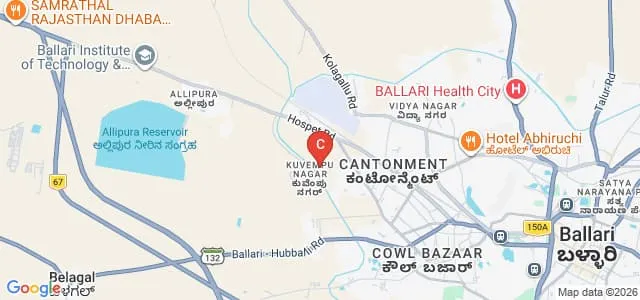 Ballari Institute of Technology and Management, Bellary Map