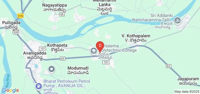 Diviseema Polytechnic, Krishna Map