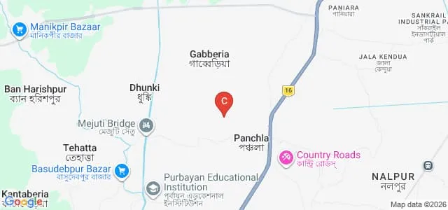 Hope Institute of Bengal B Ed and D El Ed Section, Howrah Map
