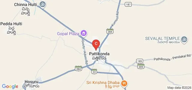 Government Degree College, Pattikonda Map