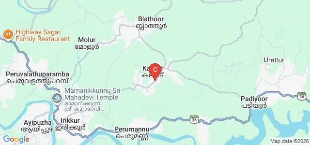 SIBGA Institute of Advanced Studies, Kannur Map
