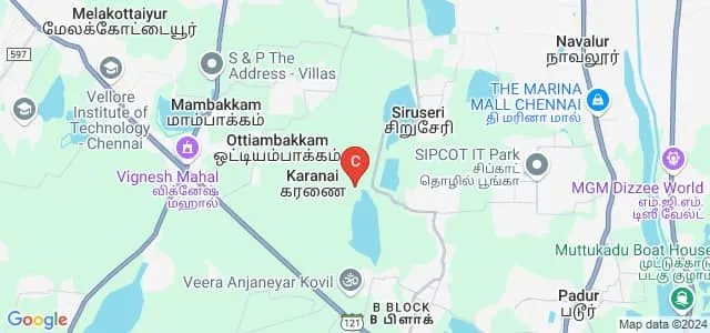 Chennai Dr Ambedkar Government Law College, Pudupakkam Map