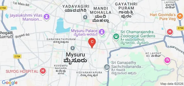 DBHPS Basaveshwar College of Education, Mysore Map