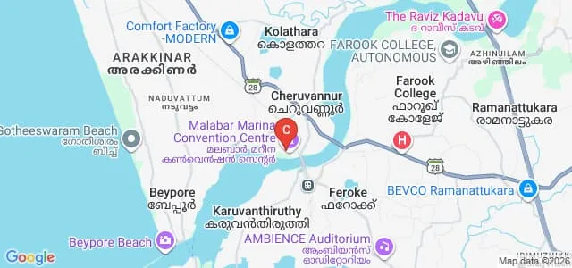 AWH College of Education, Calicut Map