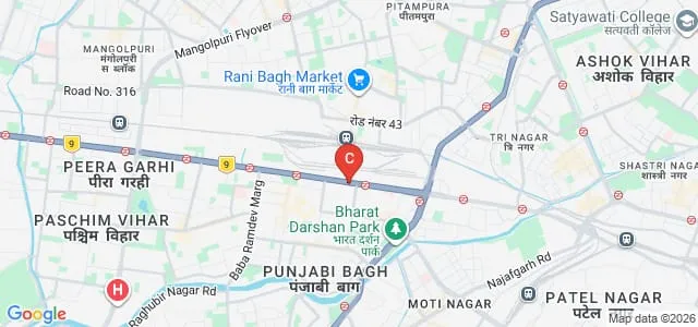 Shyama Prasad Mukherji College For Women, New Delhi Map