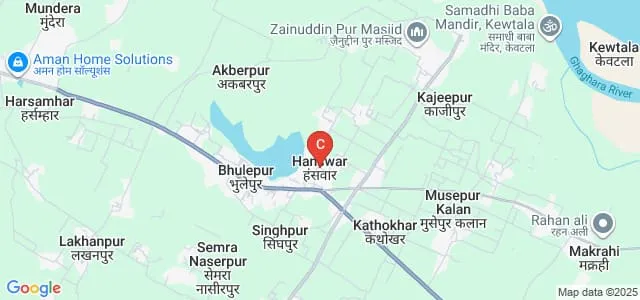 Smt Raghuraji Devi Mahila Mahavidyalaya, Ambedkar Nagar Map