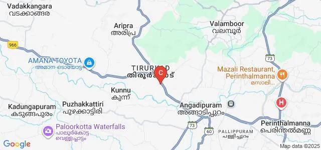 Nasra College of Arts and Science, Malappuram Map